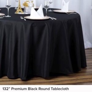 Black tablecloth shipping